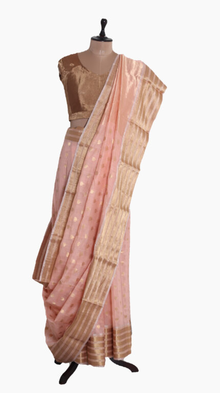Leaf Buta Chanderi Saree