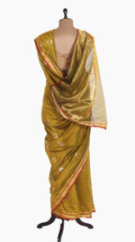Traditional Flower Chanderi Saree-SUNG HILLS