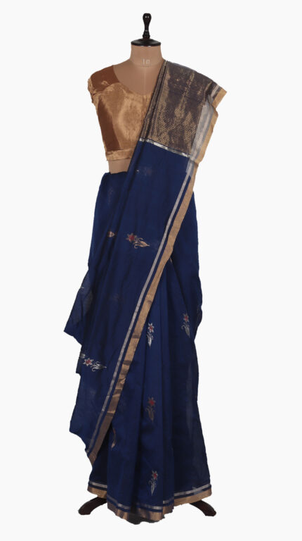StarMeena Flower Chanderi Saree