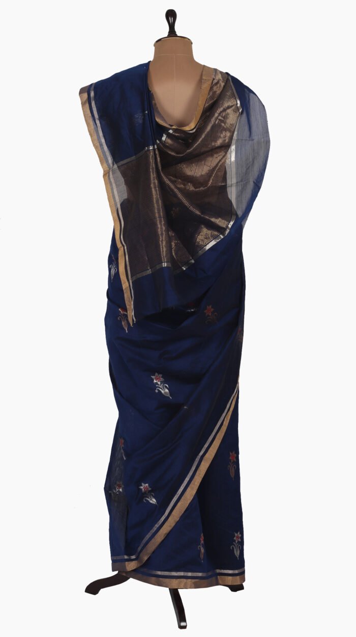 StarMeena Flower Chanderi Saree