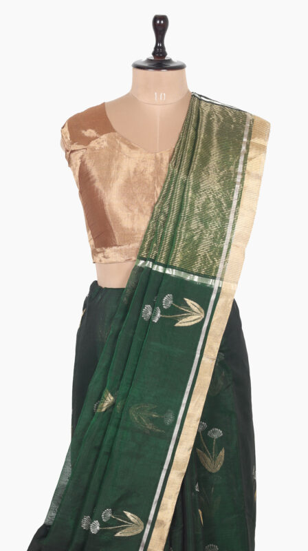 Bloom Flowers Chanderi Saree