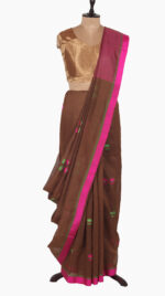 Meena Leaf Chanderi Saree