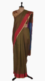 Ganga Jamuna Border Chanderi Saree - Image 4