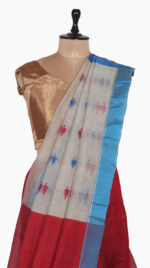 Maroon Two Leaf Saree