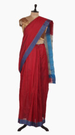 Maroon Two Leaf Saree