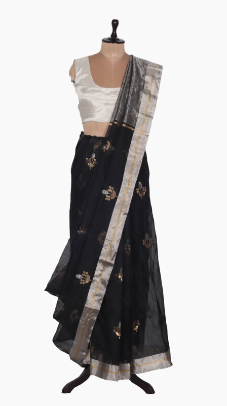 Dia Flowers Chanderi Saree