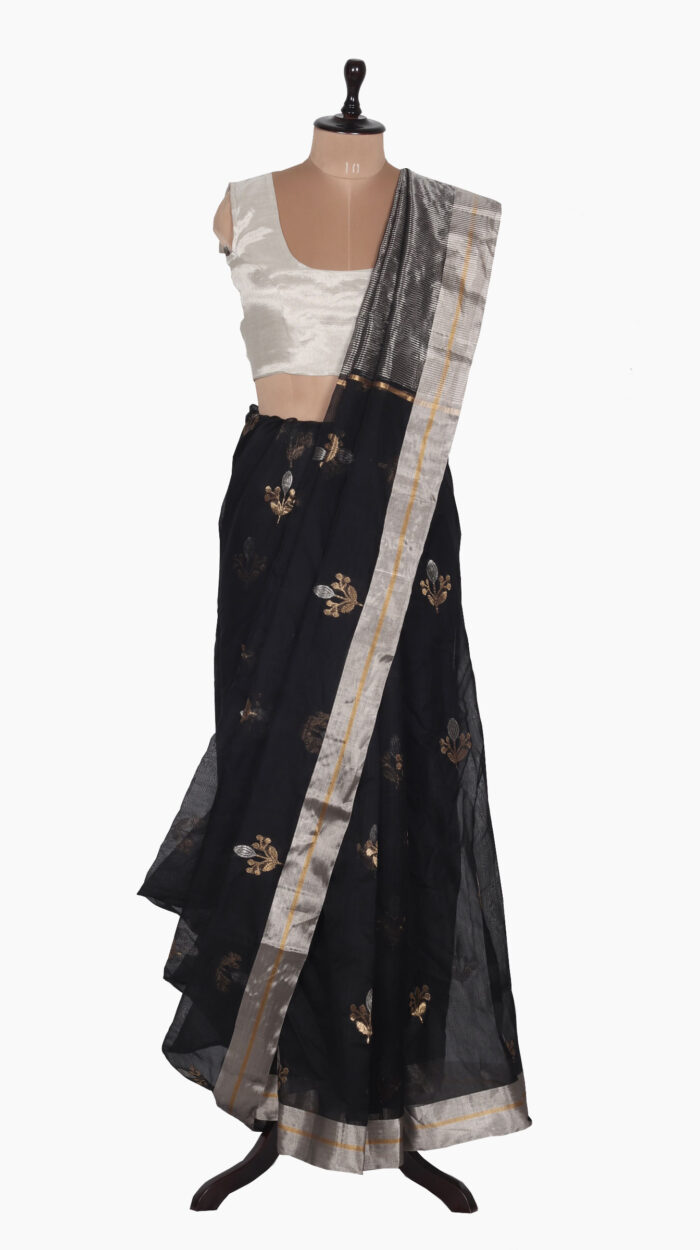 Dia Flowers Chanderi Saree