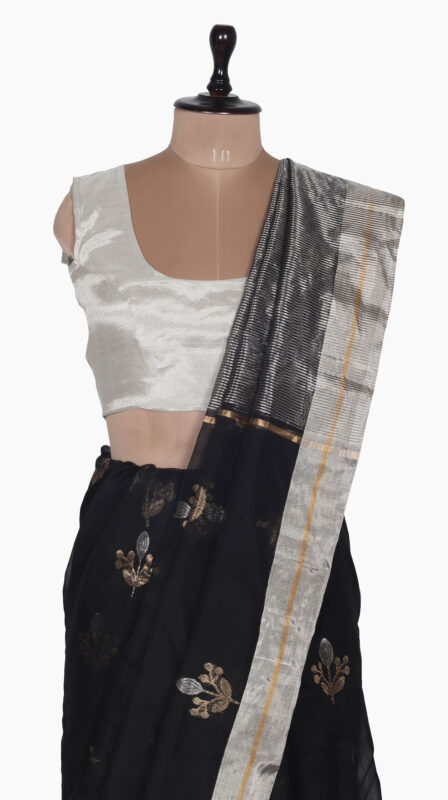 Dia Flowers Chanderi Saree