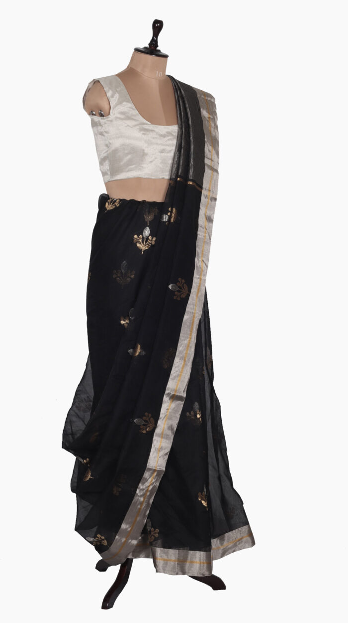 Dia Flowers Chanderi Saree