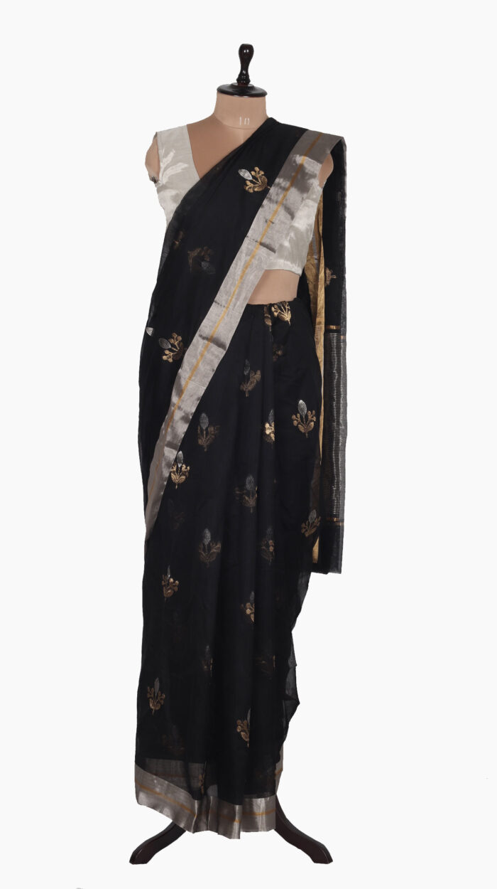 Dia Flowers Chanderi Saree