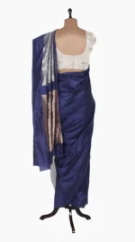 Golden Silver Pallu Chanderi Silk Saree