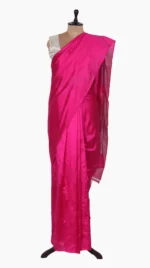 Golden SkyBlue Pallu Chanderi Saree