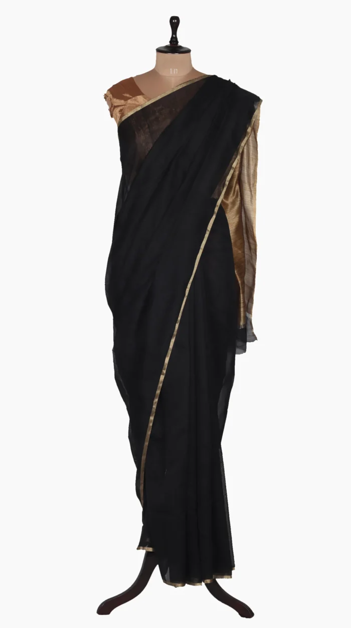 Tussar Pallu Chanderi Saree