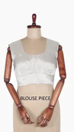 Silver Mashru Blouse
