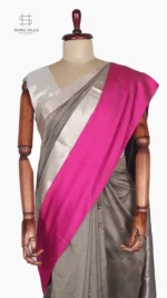 Mashru Raani and Beige Chanderi Saree