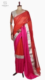 Mashru Raani and Kesri Chanderi Saree