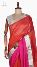 Mashru Raani and Kesri Chanderi Saree