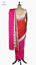 Mashru Raani and Kesri Chanderi Saree