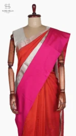 Mashru Raani and Kesri Chanderi Saree