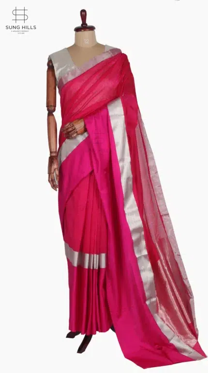 Mashru Raani Pink Saree